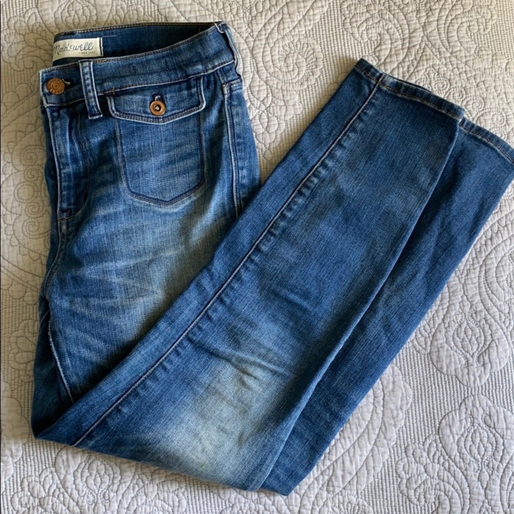 Madewell high riser crop